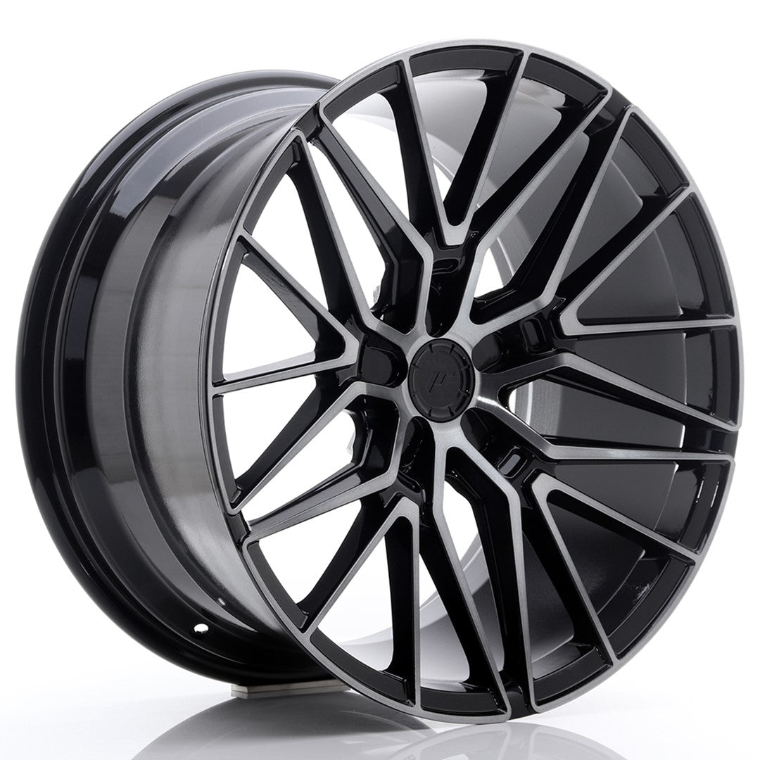 Japan Racing JR-38 20x10.5" (5 trous - sur mesure) ET20-45, Noir Mat & Brillant