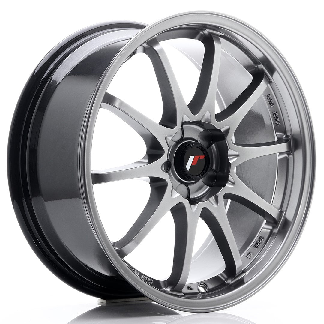 Japan Racing JR-5 18x8" (5 trous - sur mesure) ET35, Hyper Black