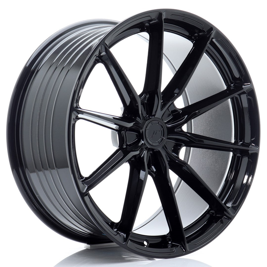 Japan Racing JR-37 Extreme Concave 21x10" (5 trous - sur mesure) ET10-41, Noir / Brillant
