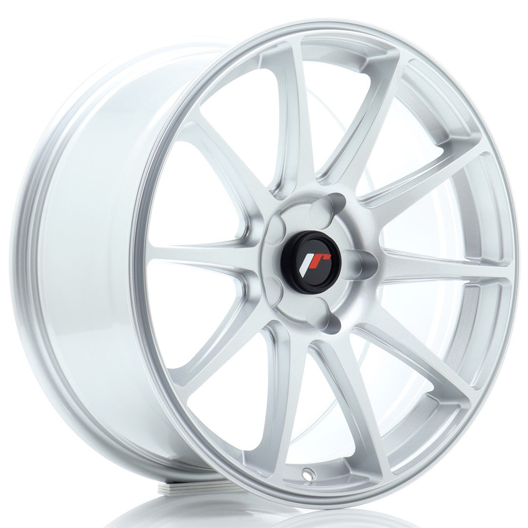 Japan Racing JR-11 18x8.5" (5 trous - sur mesure) ET20-40, Hyper Silver
