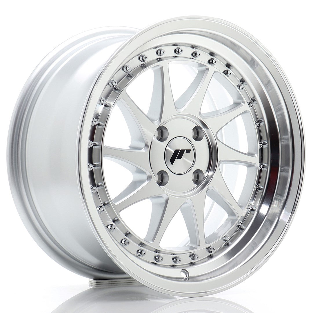 Japan Racing JR-26 16x8" 4x100 ET30, Gris Argenté