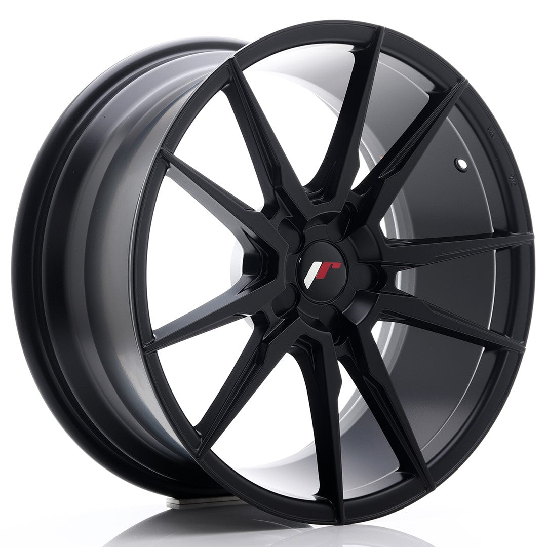Japan Racing JR-21 19x8.5" (5 trous - sur mesure) ET20-40, Noir Mat / Satiné