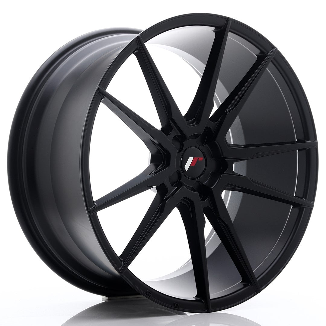 Japan Racing JR-21 Extreme Concave 22x10.5" (5 trous - sur mesure) ET15-50, Noir Mat / Satiné