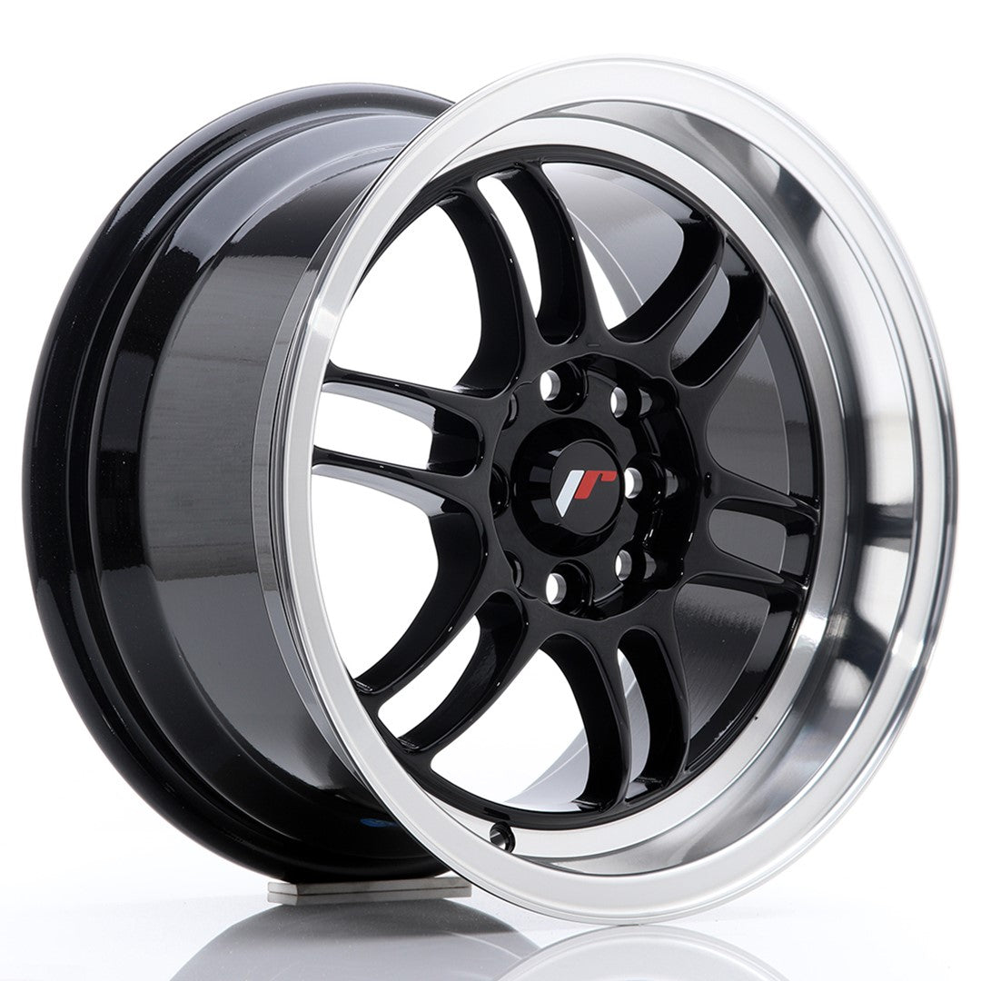 Japan Racing JR-7 15x8" 4x100/114.3 ET35, Noir / Brillant