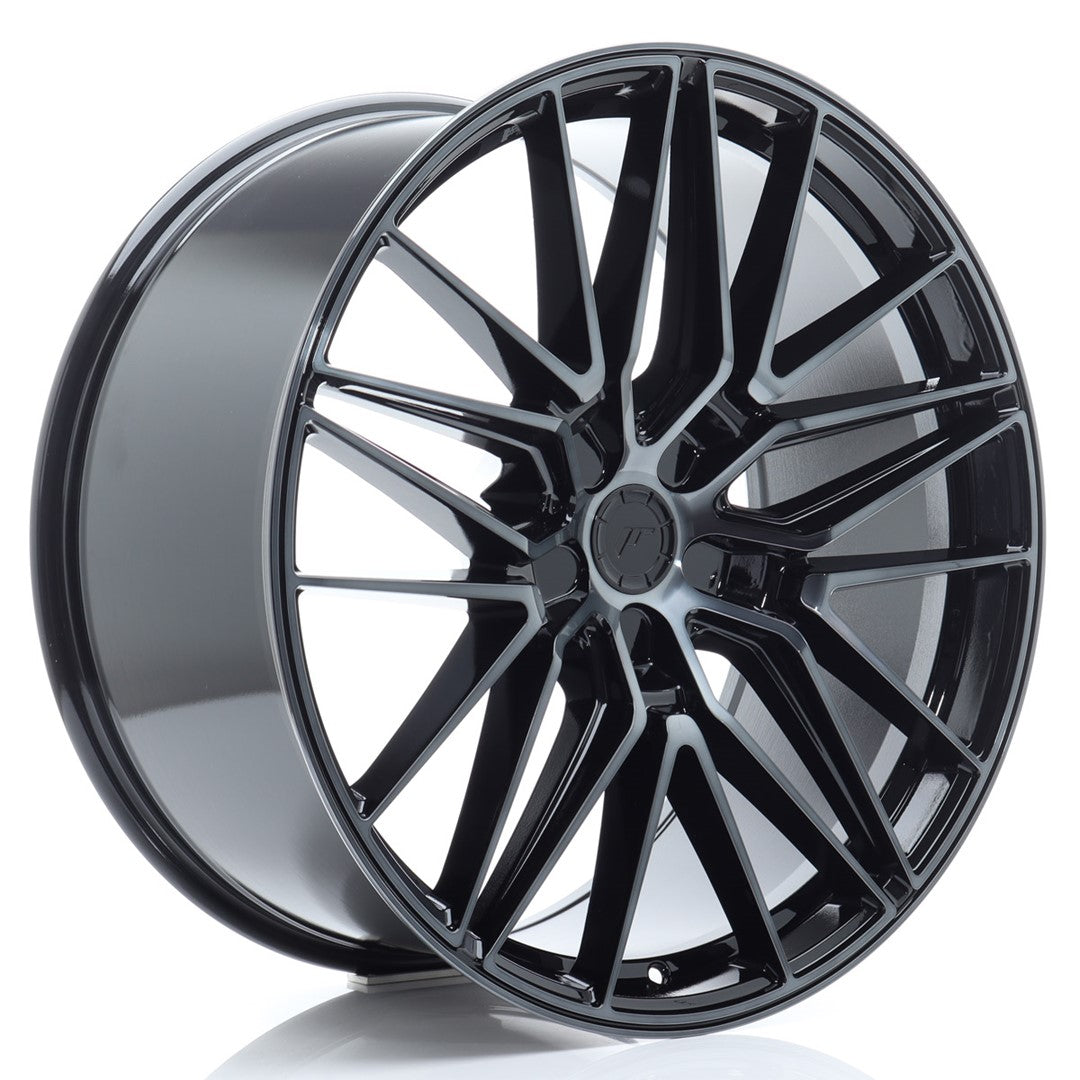 Japan Racing JR-38 22x10.5" (5 trous - sur mesure) ET10-46, Noir Mat & Brillant