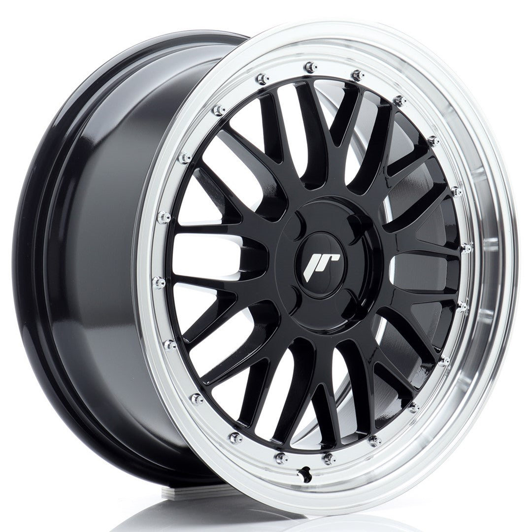 Japan Racing JR-23 18x8" (4 trous - sur mesure) ET20-42, Noir Brillant