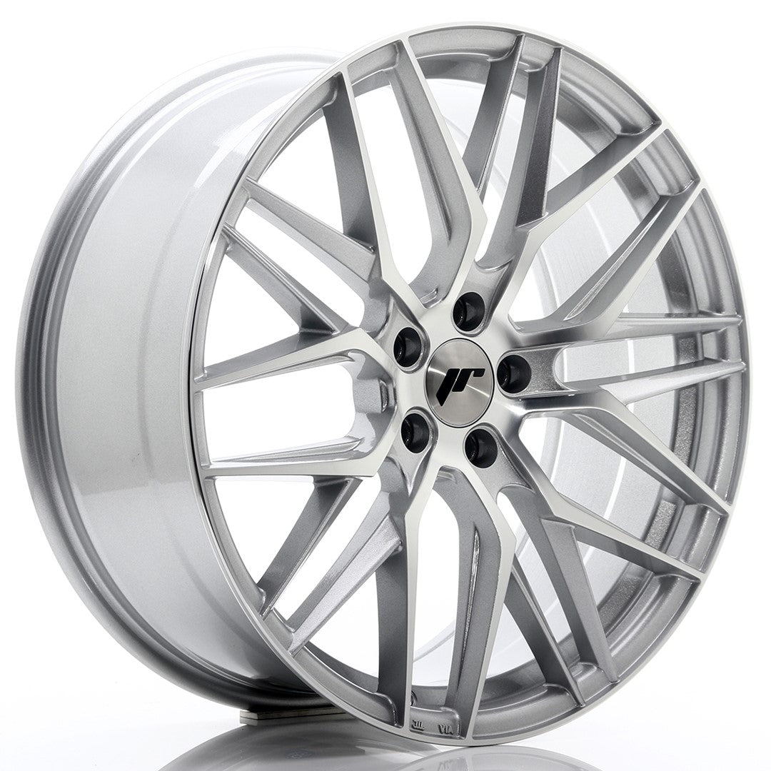 Japan Racing JR-28 20x8.5" 5x120 ET35, Gris Argenté, Face Polie
