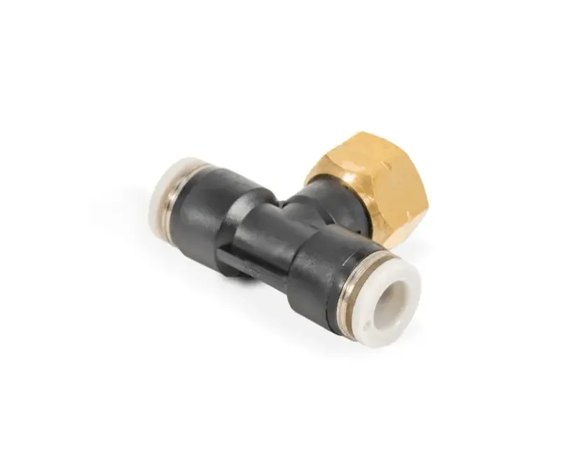 T-Fitting - 1/4" Push-in | 1/8" NPT female thread |1/4" Push-in Rasl'Bitume