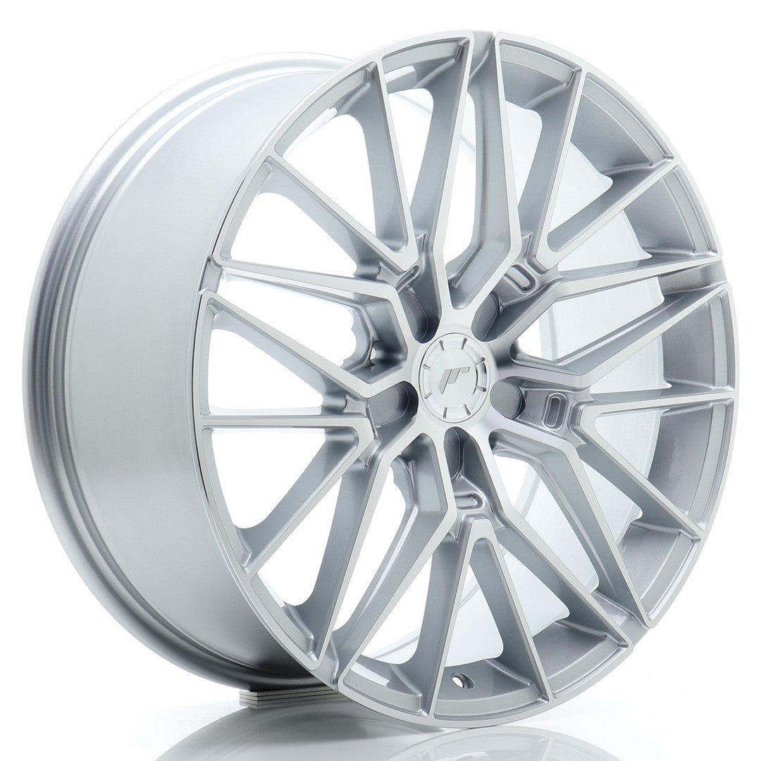Japan Racing JR-38 19x8" (5 trous - sur mesure) ET20-40, Gris Argenté