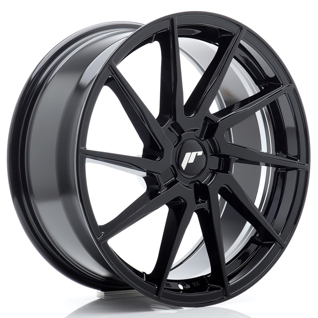Japan Racing JR-36 18x8" (5 trous - sur mesure) ET20-45, Noir Brillant