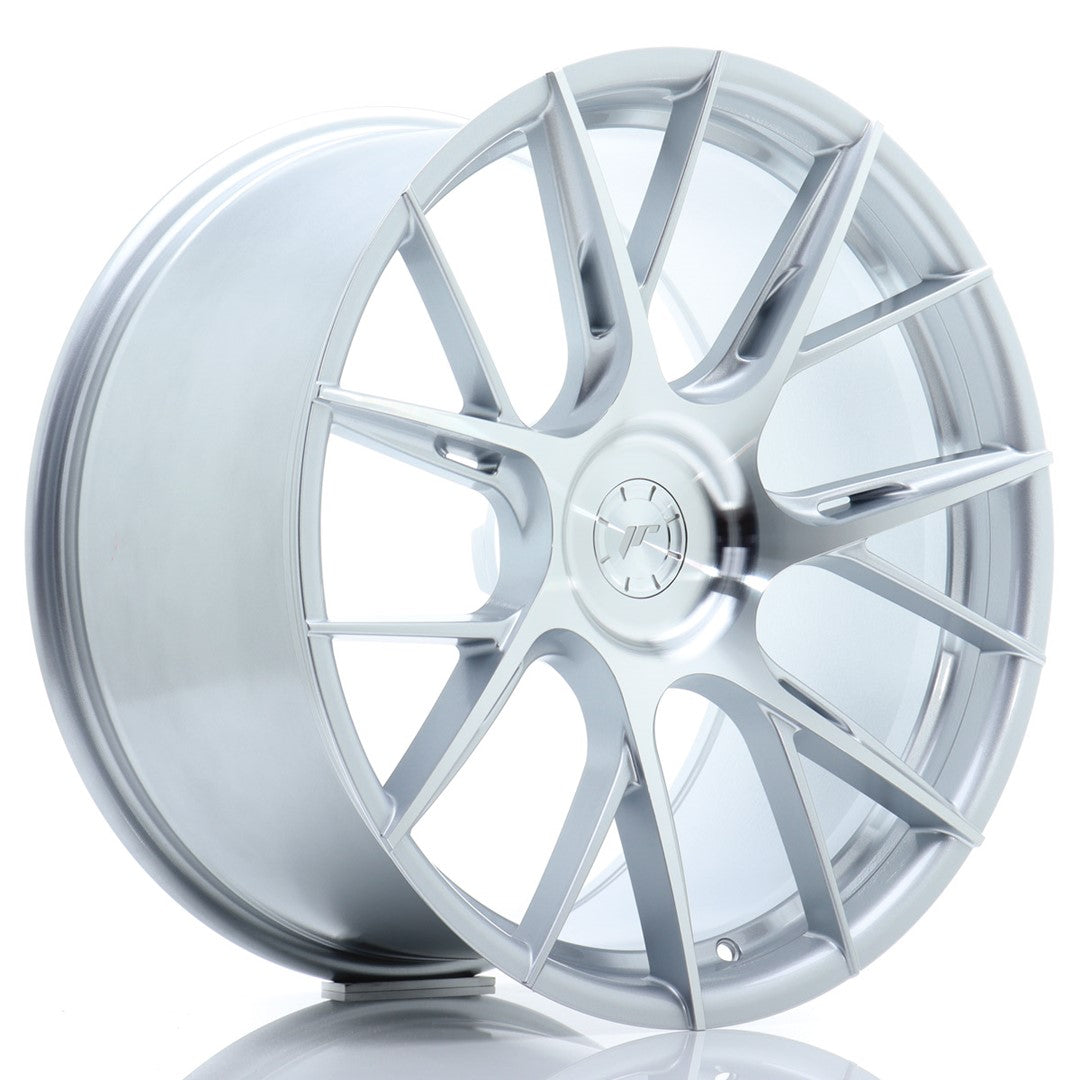 Japan Racing JR-42 20x10" (5 trous - sur mesure) ET35-42, Gris Argenté