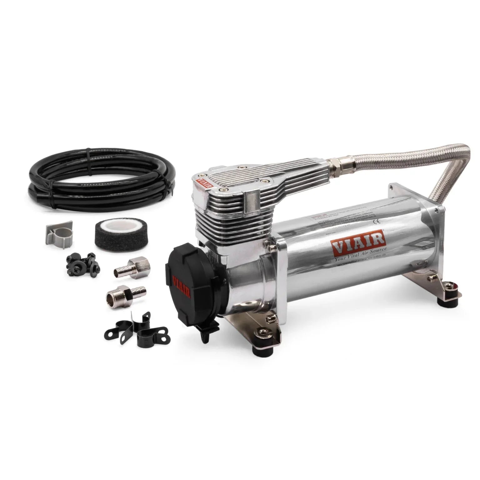 Compresseur Air Ride VIAIR 485C Gen 2 Platinum – 100% Duty Cycle 200 PSI Raccord 3/8"