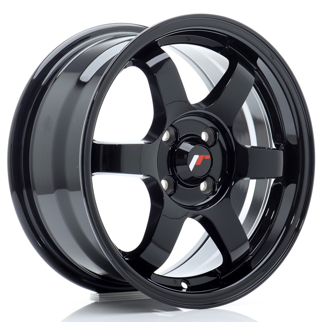 Japan Racing JR-3 15x7" 4x100 ET40, Noir Brillant