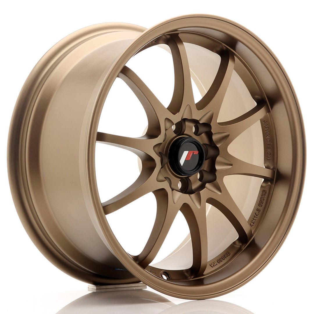 Japan Racing JR-5 17x8.5" 5x100/114.3 ET35, Bronze Anodisé