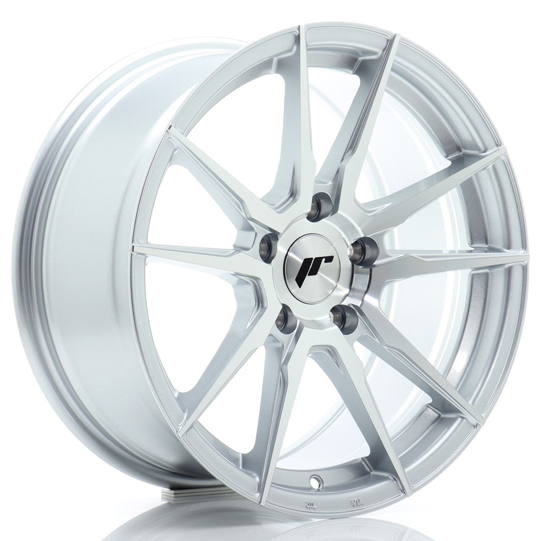Japan Racing JR-21 17x8" 5x120 ET35, Gris Argenté Poli