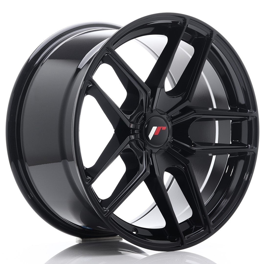 Japan Racing JR-25 Extreme Concave 18x9.5" (5 trous - sur mesure) ET20-40, Noir / Brillant
