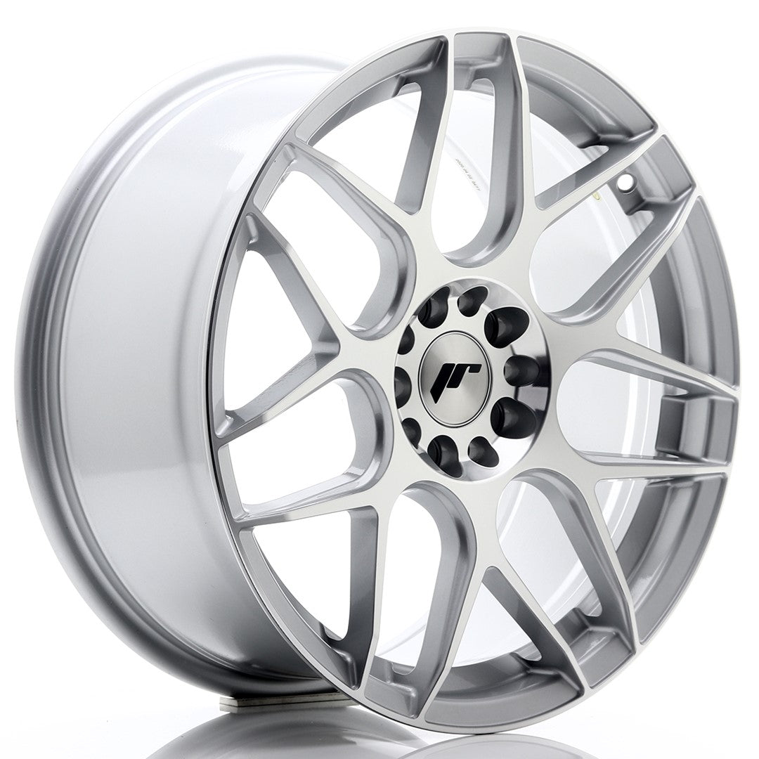 Japan Racing JR-18 18x8.5" 5x112/114.3 ET45, Gris Argenté Poli