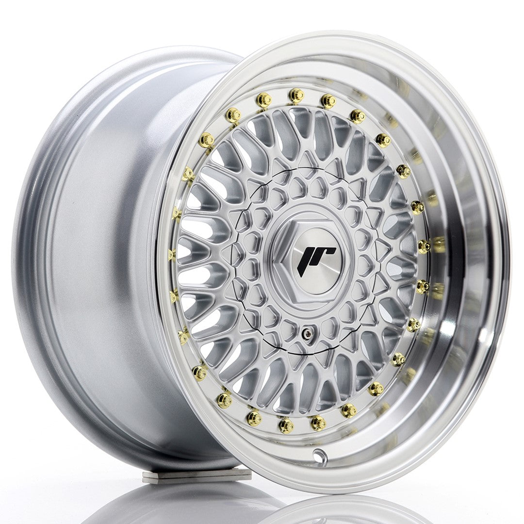 Japan Racing JR-9 15x8" 4x100/114.3 ET15, Gris Argenté