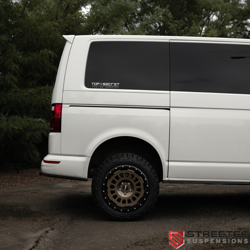 STREETEC Offroad & Camping — Kit Suspension Pneumatique pour Volkswagen Transporter T5 / T6 / T6.1 — Offroad & Camping (2003-2024) homologué TÜV