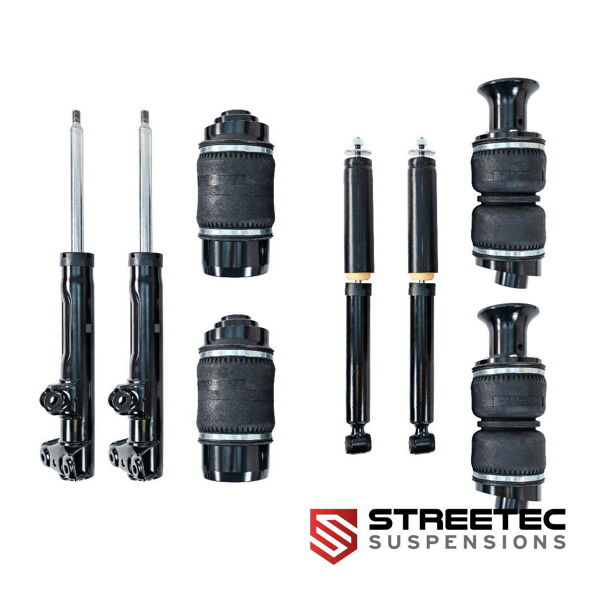 STREETEC Performance — Kit Suspension Pneumatique pour Mercedes-Benz 190 (W201) (1982-1993) homologué TÜV