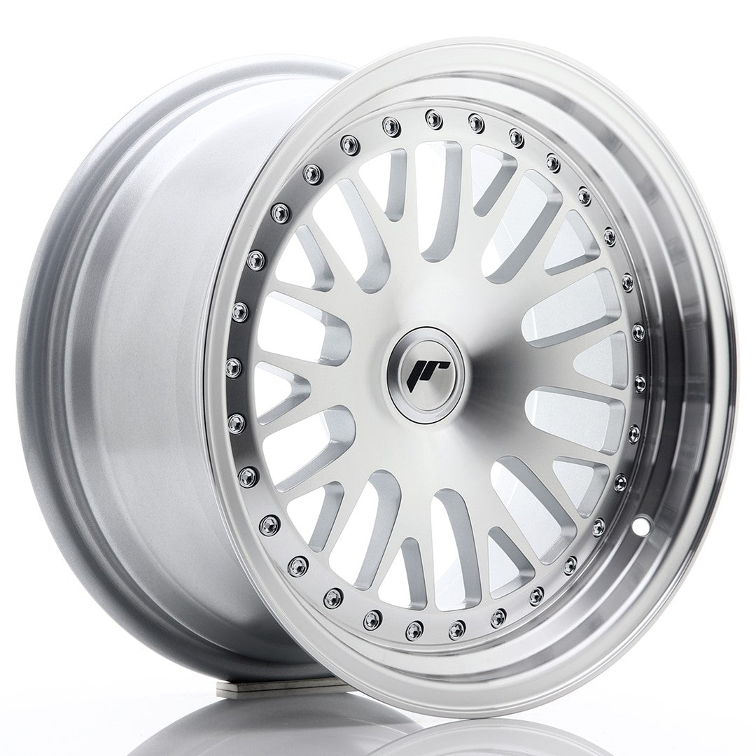 Japan Racing JR-10 16x8" (4 & 5 trous - sur mesure) ET20, Gris Argenté / Poli