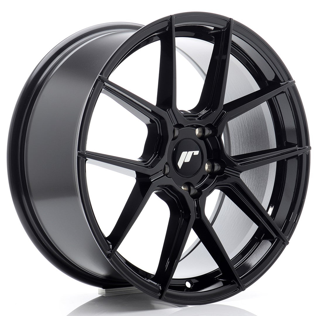 Japan Racing JR-30 18x8.5" 5x112 ET45, Noir Brillant