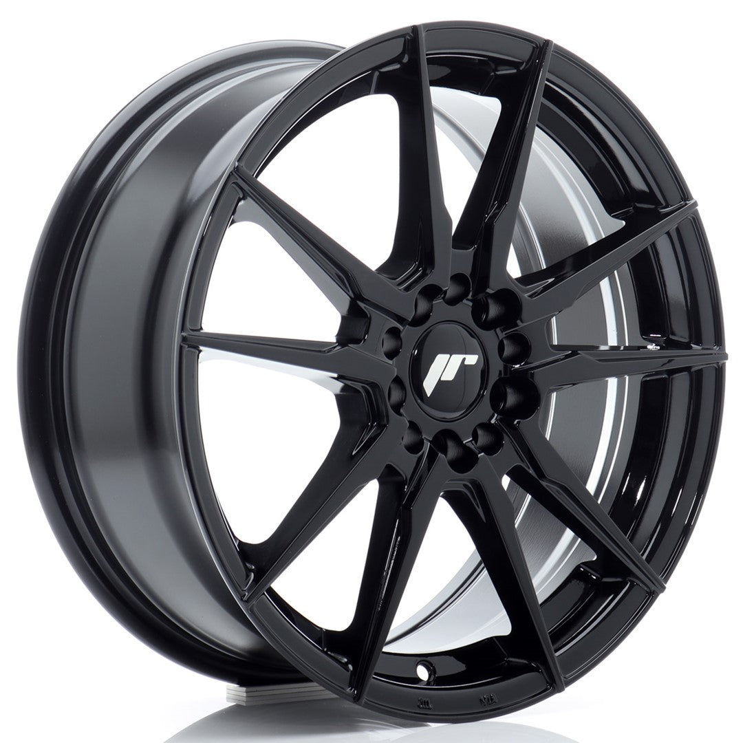Japan Racing JR-21 17x7" 4x100/108 ET25, Noir Brillant
