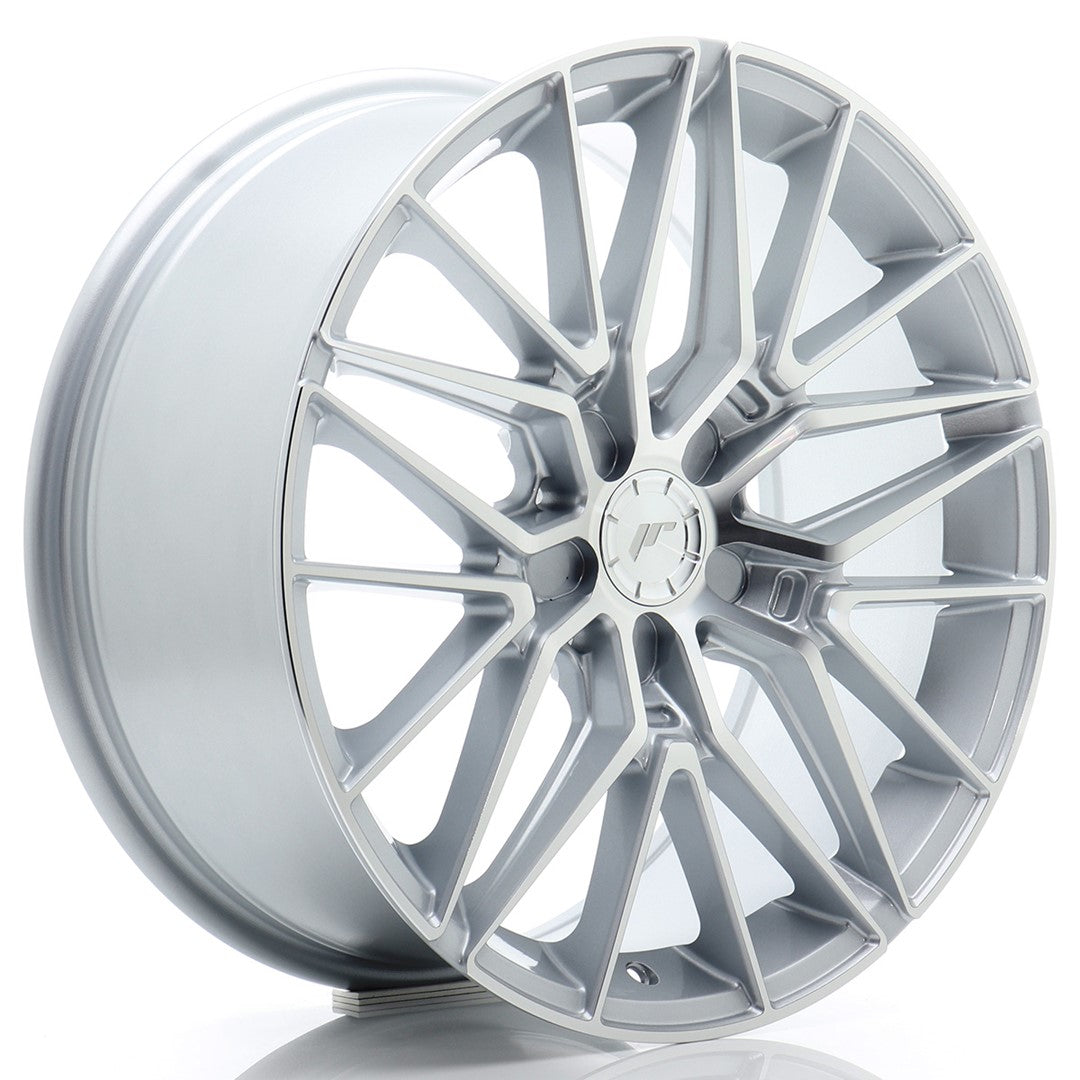 Japan Racing JR-38 18x8" (5 trous - sur mesure) ET20-45, Gris Argenté
