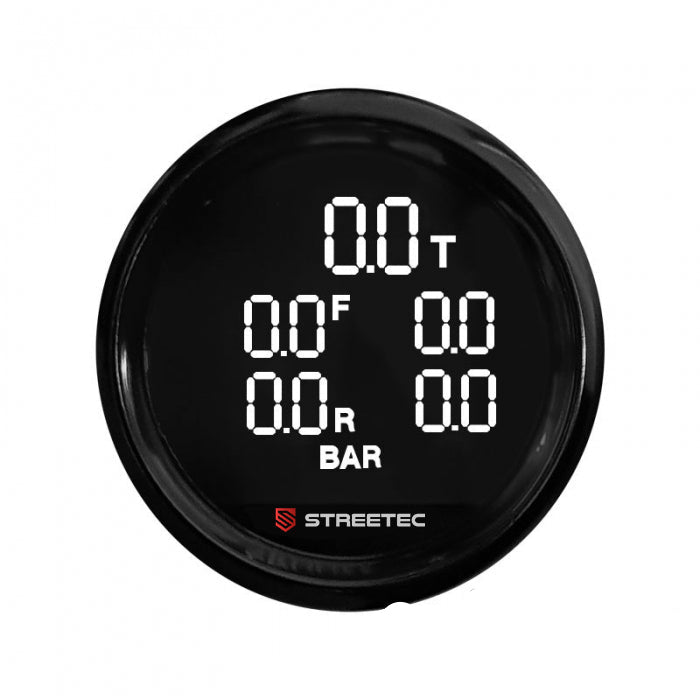 STREETEC Indicateur de Pression Numérique 5 Voies