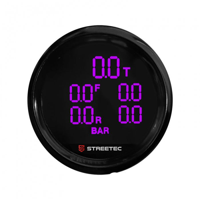 STREETEC Indicateur de Pression Numérique 5 Voies