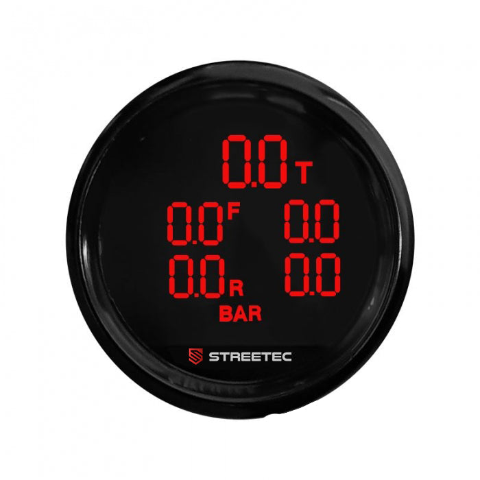 STREETEC Indicateur de Pression Numérique 5 Voies