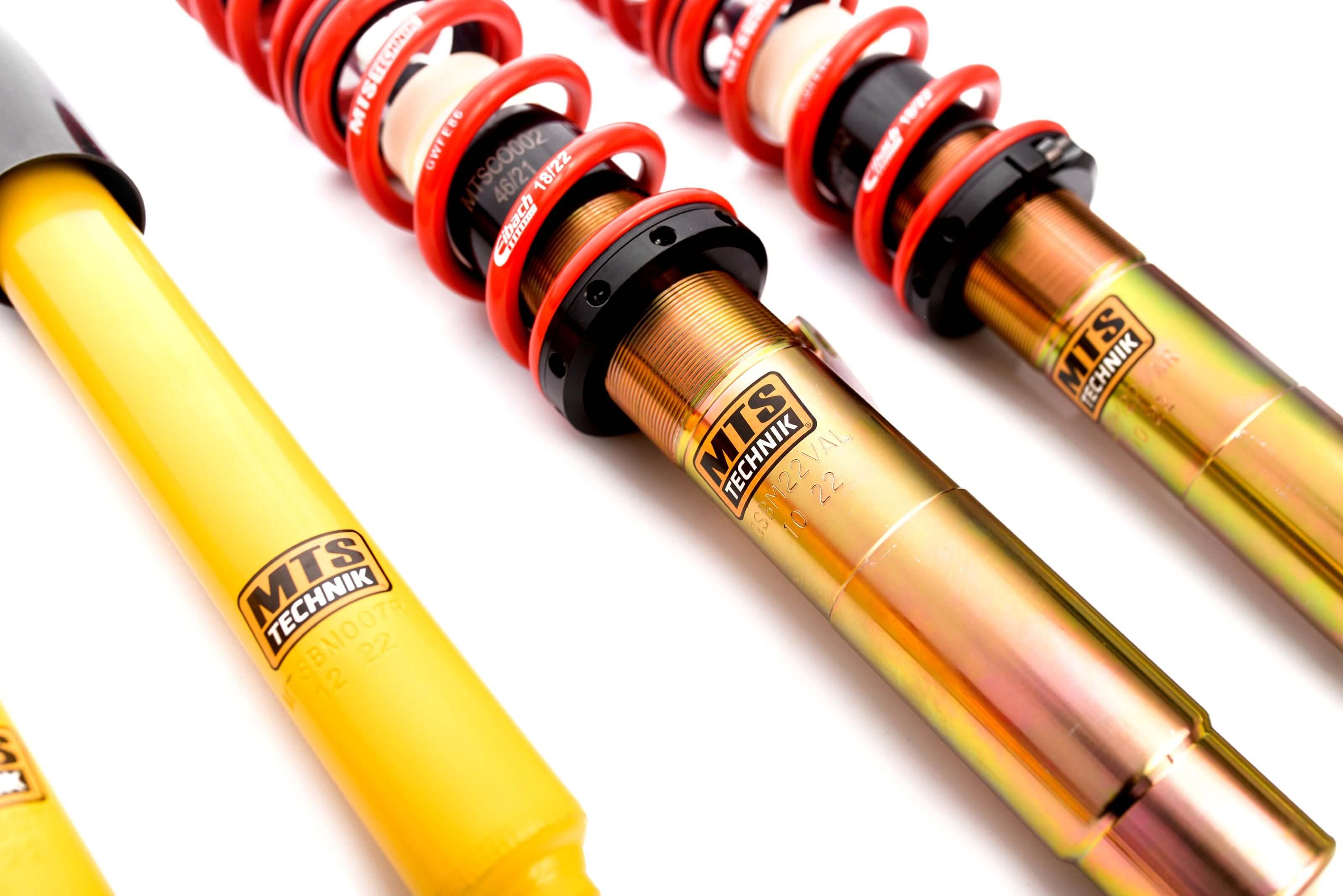 Combinés Filetés MTS Technik BMW Série 3 Touring (E91) xDrive — Finition Gold — vue 4 [Gold]