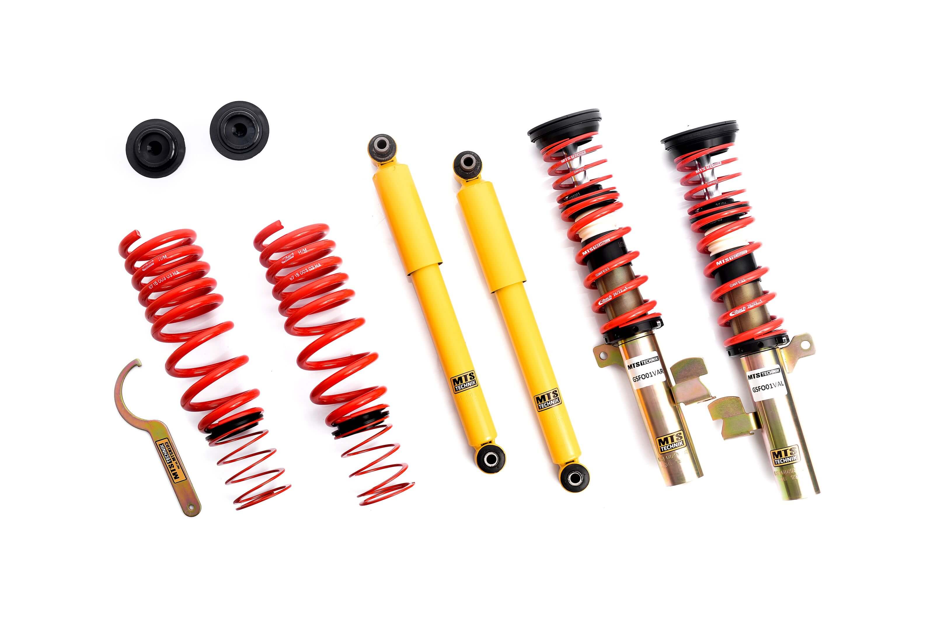 Combinés Filetés MTS Technik Ford Focus II Turnier (DA) — Finition Gold [Gold]