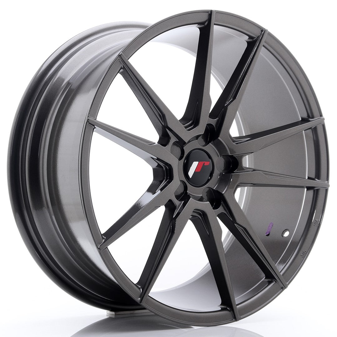 Japan Racing JR-21 20x8.5" (5 trous - sur mesure) ET40, Hyper Gray