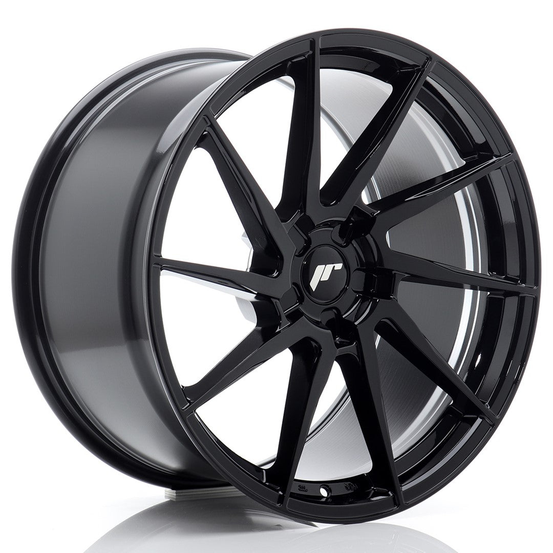 Japan Racing JR-36 Extreme Concave 20x10.5" (5 trous - sur mesure) ET15-50, Noir Brillant