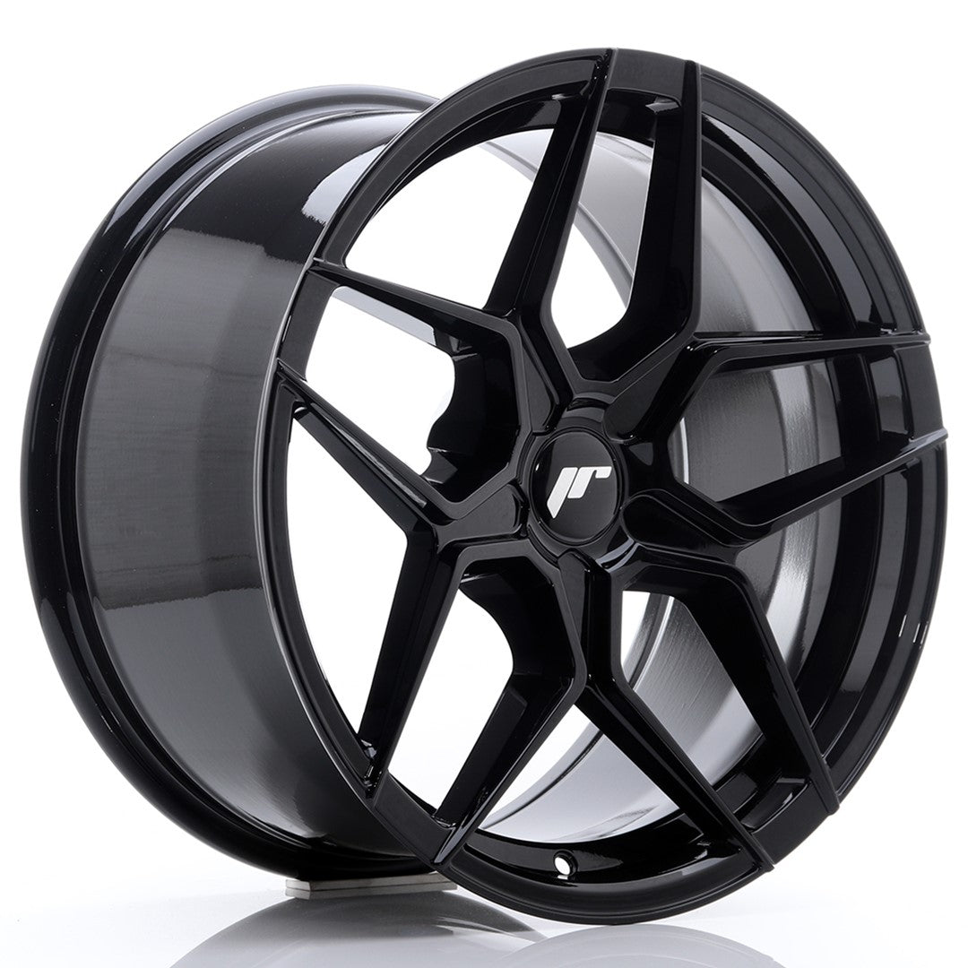 Japan Racing JR-34 Extreme Concave 18x9" (5 trous - sur mesure) ET20-42, Noir Brillant