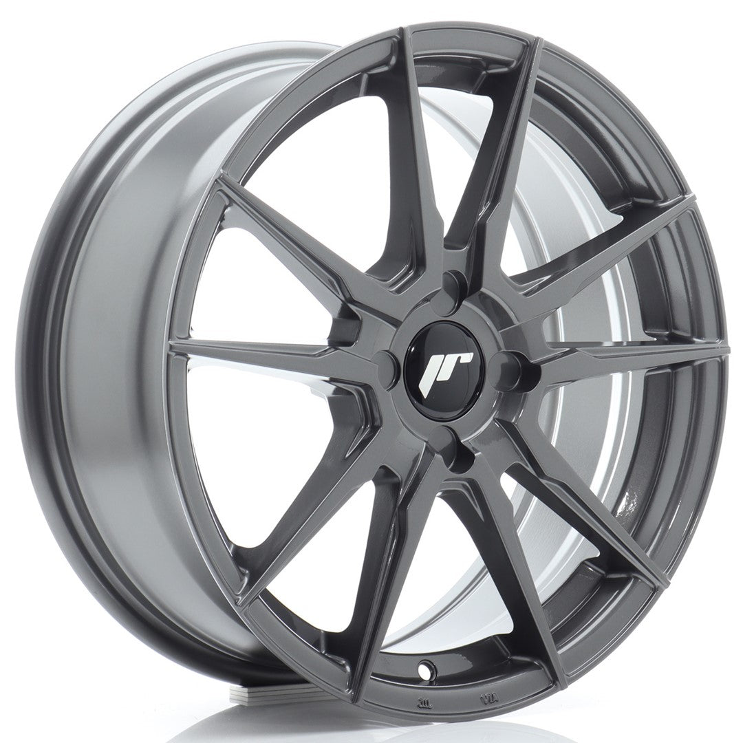 Japan Racing JR-21 17x7" (4 trous - sur mesure) ET20-40, Hyper Gray