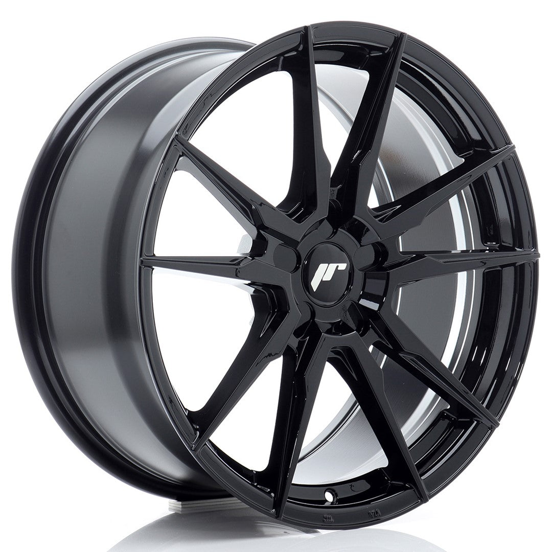 Japan Racing JR-21 19x8.5" (5 trous - sur mesure) ET20-45, Noir Brillant