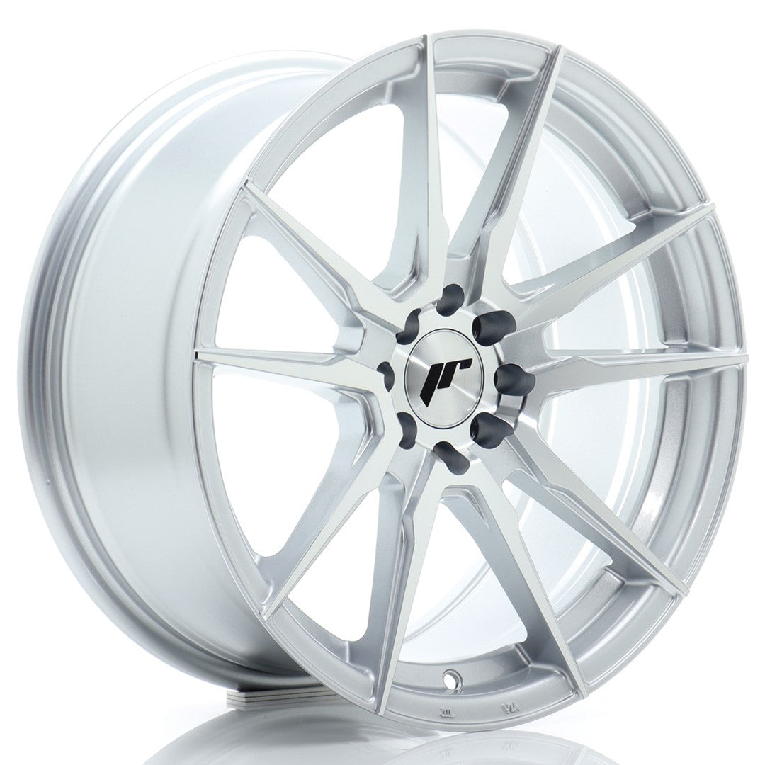 Japan Racing JR-21 17x8" 4x100/108 ET25, Gris Argenté Poli