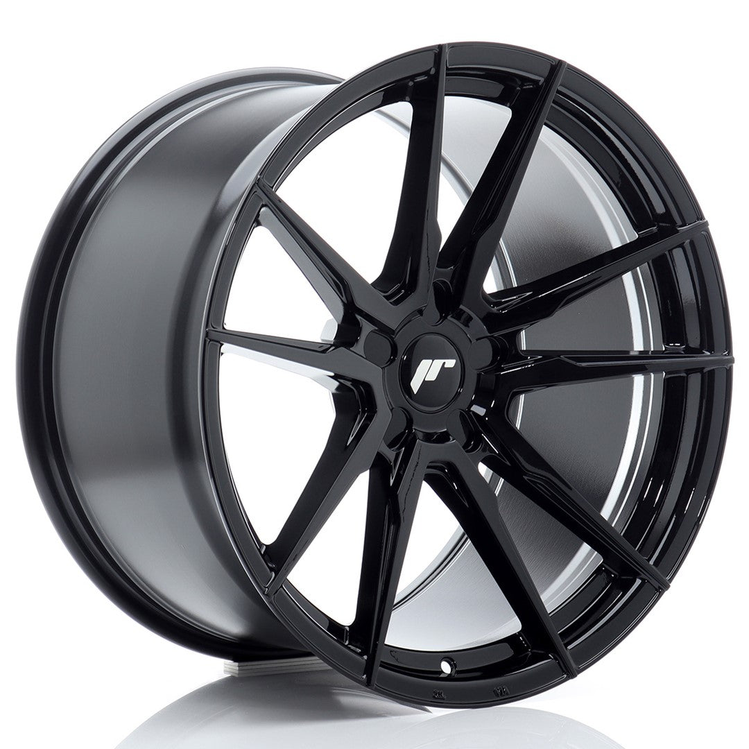 Japan Racing JR-21 Extreme Concave 20x11" (5 trous - sur mesure) ET15-45, Noir Brillant