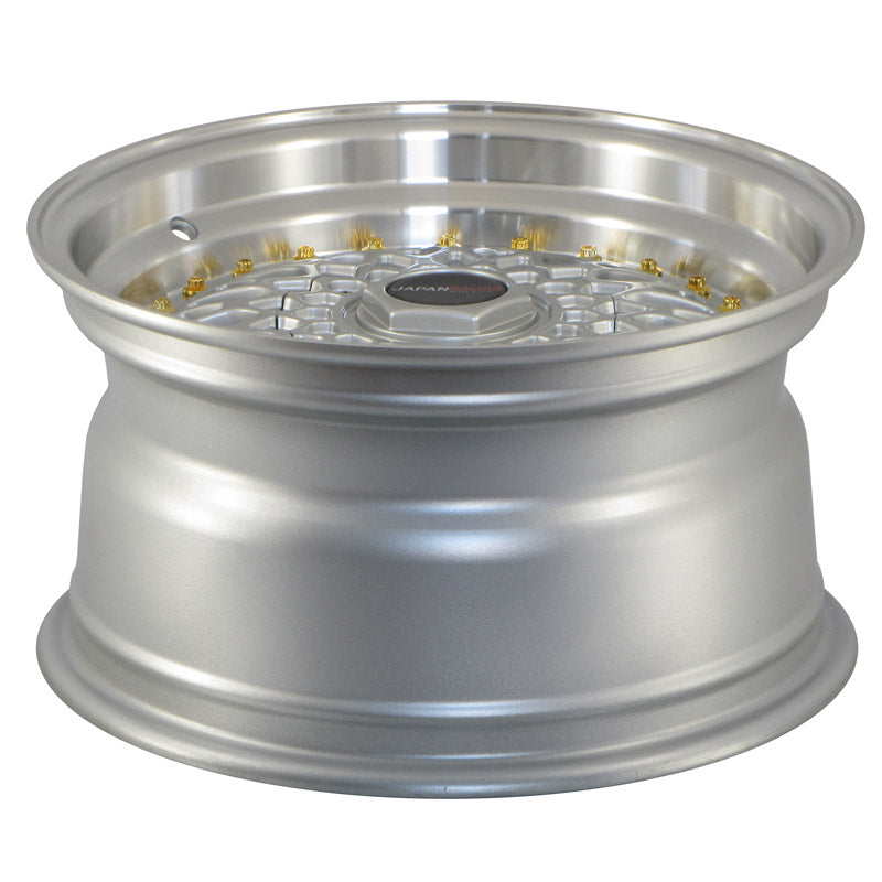 Japan Racing JR-9 15x8" 4x100/114.3 ET15, Gris Argenté