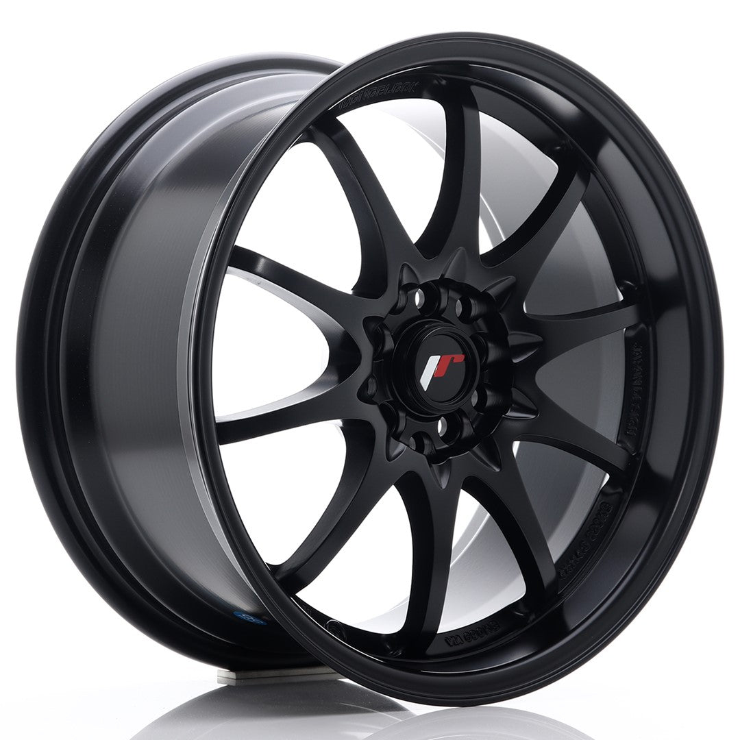 Japan Racing JR-5 17x8.5" 4x100/114.3 ET35, Noir Mat / Satiné
