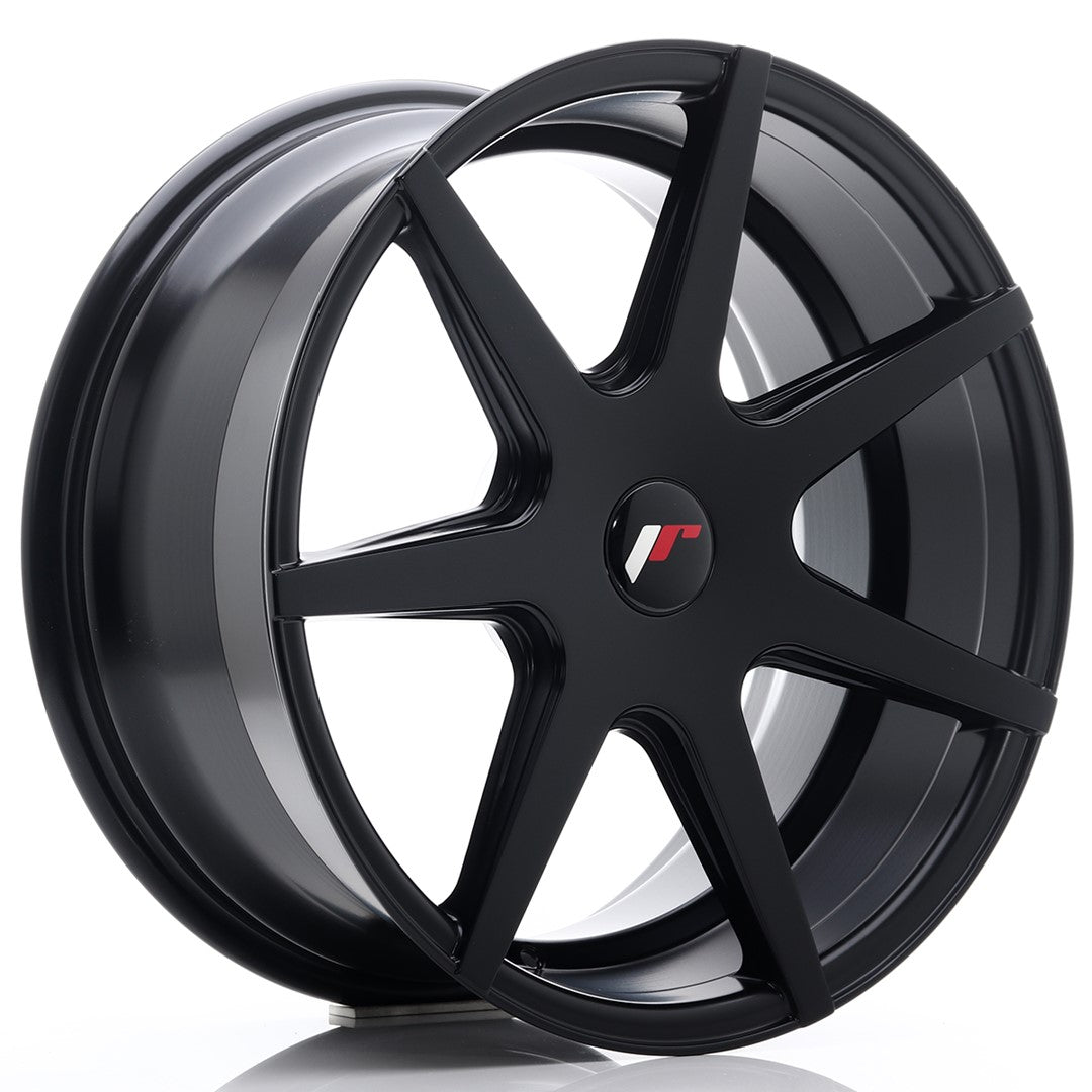 Japan Racing JR-20 18x8.5" (4 & 5 trous - sur mesure) ET25-40, Noir Mat / Satiné