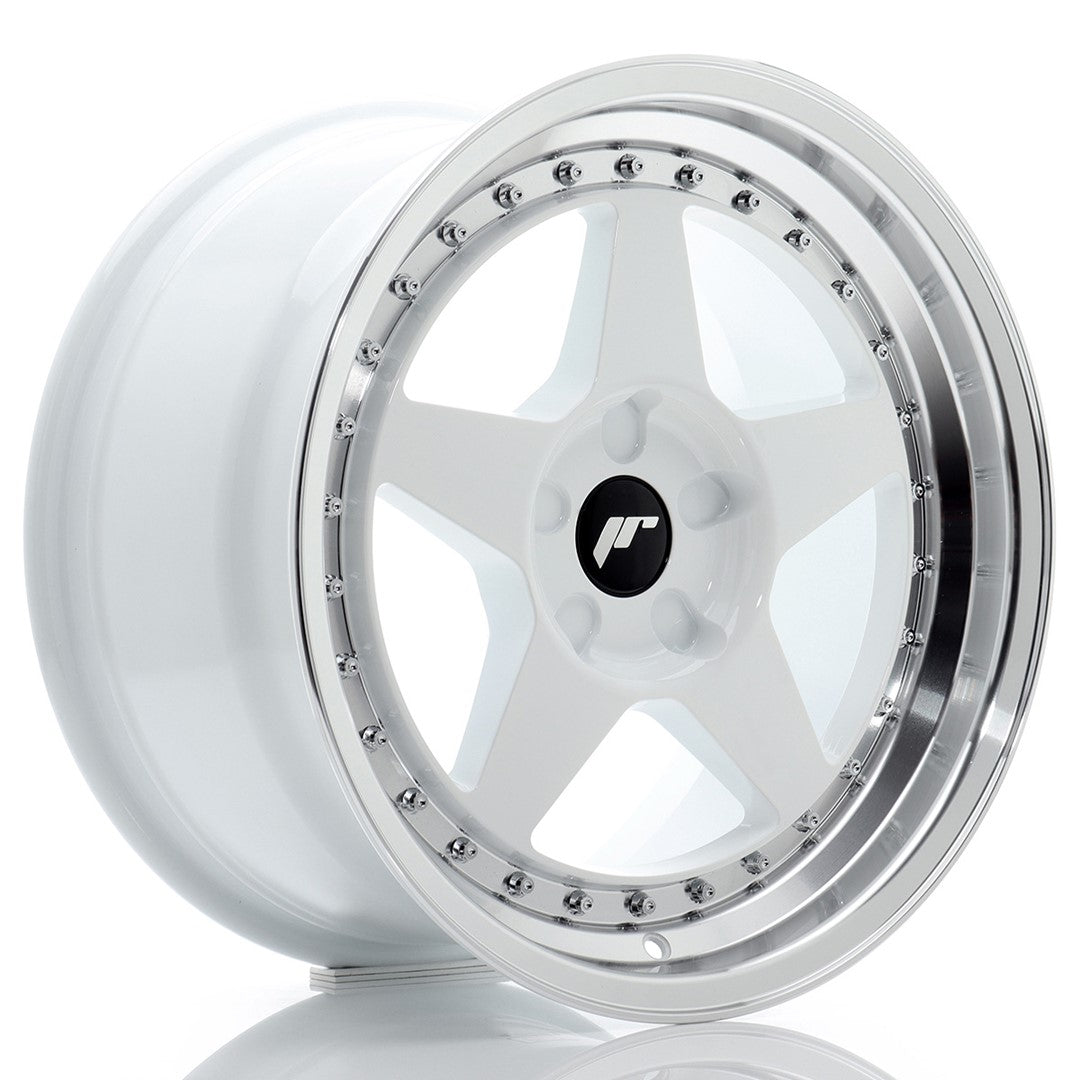 Japan Racing JR-6 17x9" (5 trous - sur mesure) ET20-35, Blanc