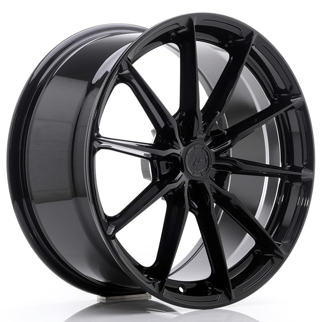 Japan Racing JR-37 19x8.5" (5 trous - sur mesure) ET20-45, Noir Brillant