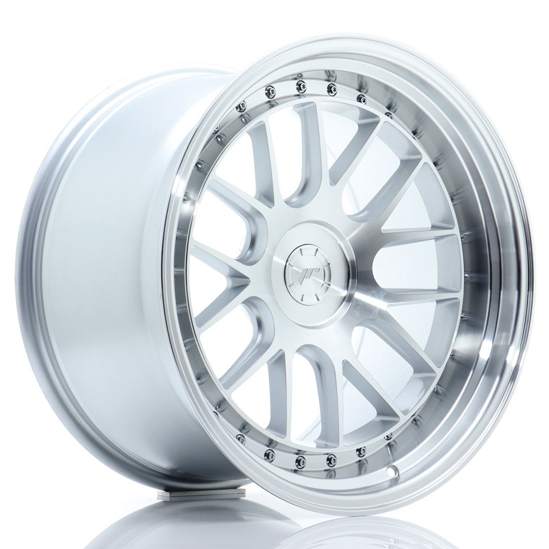 Japan Racing JR-40 19x11" (5 trous - sur mesure) ET15-22, Gris Argenté
