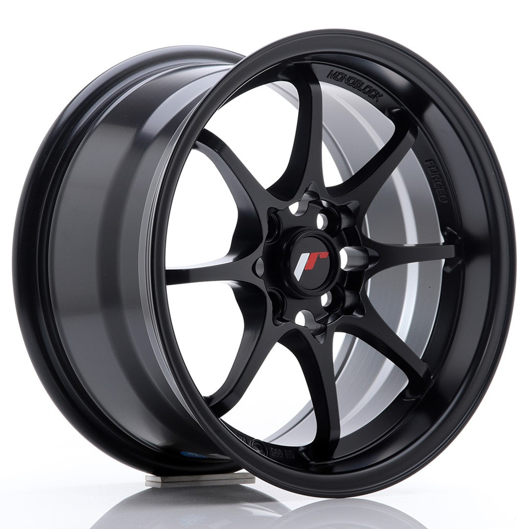 Japan Racing JR-5 15x8" 4x100 ET28, Noir Mat / Satiné