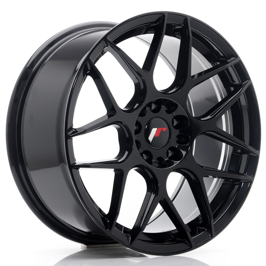 Japan Racing JR-18 18x8.5" 5x112/114.3 ET45, Noir Brillant