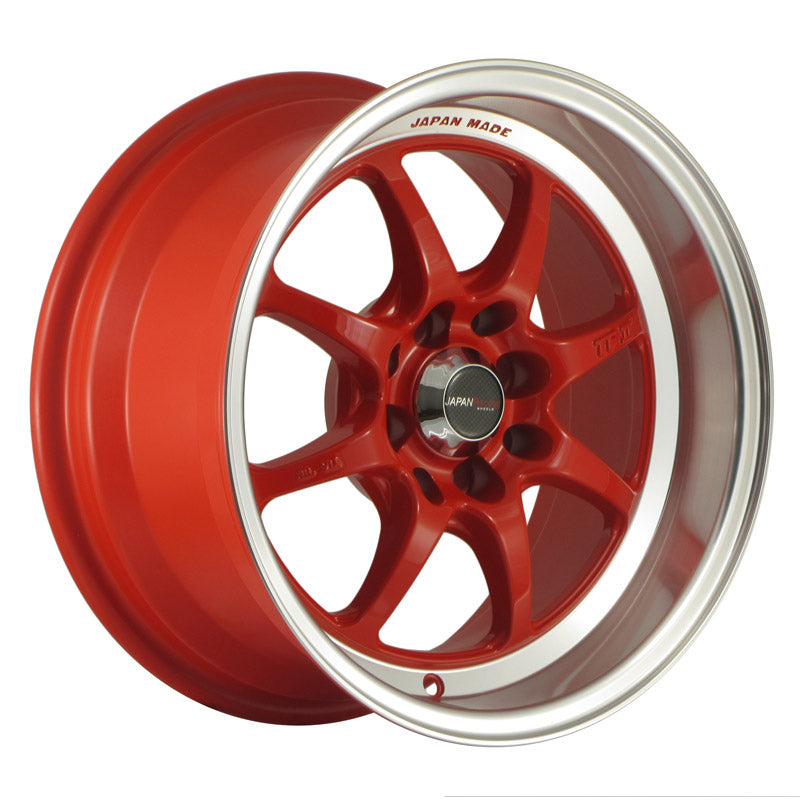 Japan Racing TF-2 15x7.5" 4x100/114.3 ET30, Rouge