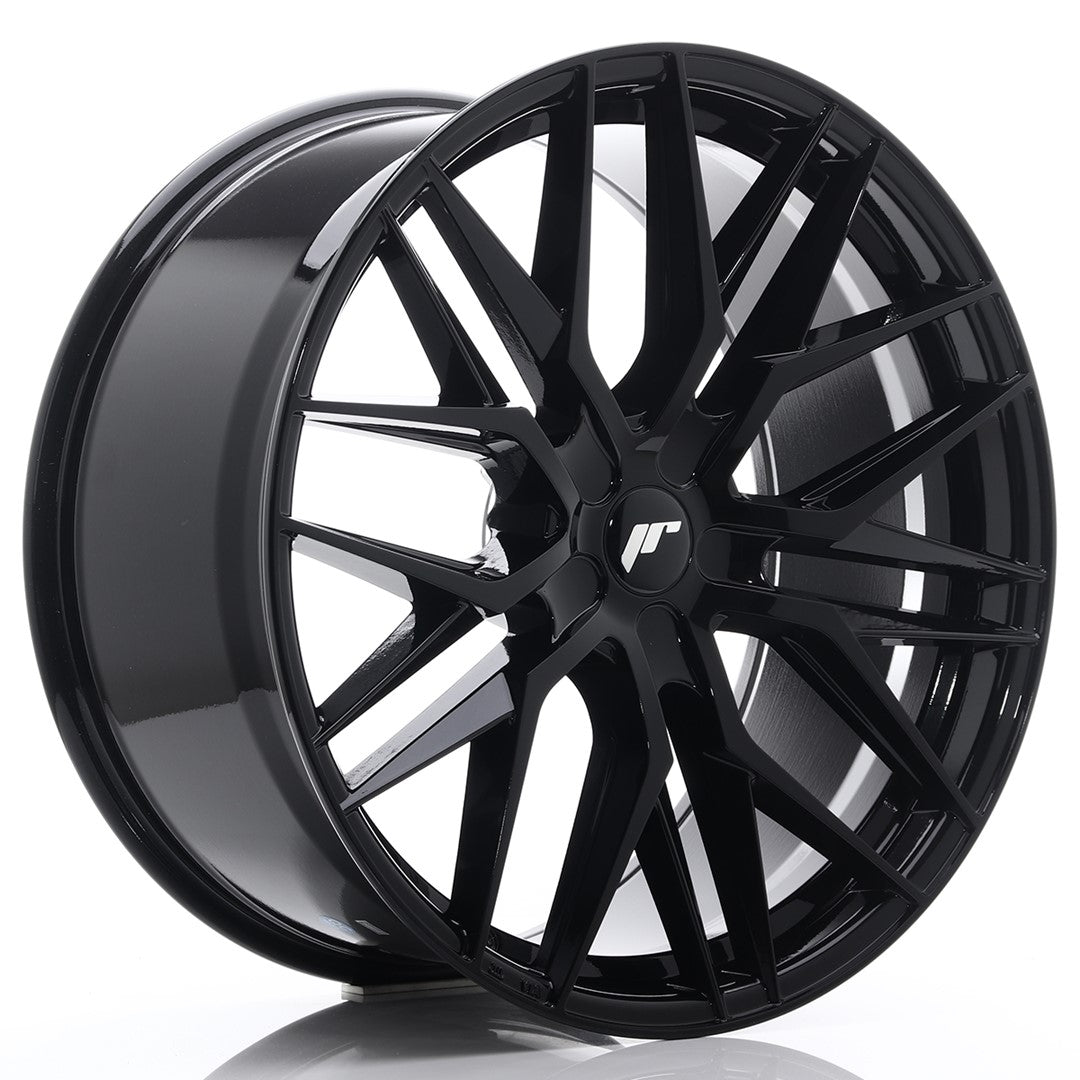 Japan Racing JR-28 Extreme Concave 22x10.5" (5 trous - sur mesure) ET15-50, Noir / Brillant